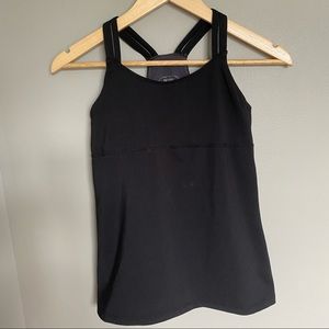 Oiselle Black Athletic Tank Top Size Small